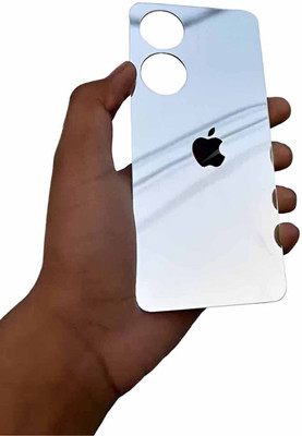 MOKPLZ VIVO Y100 5G MOBILE SKIN BACK PANNEL MIRROR ACRYLIC SHEET Mobile Skin(Silver)