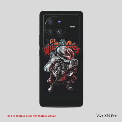 VYBE The Smart Choice Vivo X80 Pro The Wilid One Mobile Skin Mobile Skin(Black Cow A10)