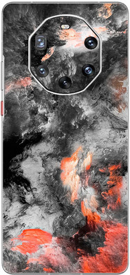 FCS Huawei Mate 40 RS Porsche Printed Back skin Mobile Skin(White Smoke)