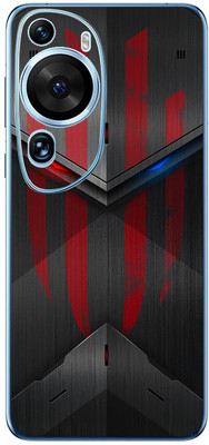 FCS Huawei P60 Art Printed Back skin Mobile Skin(Red Magic Texture)