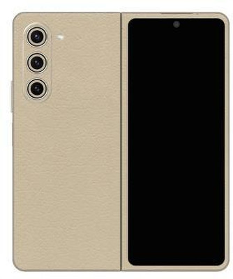 Vcare GadGets Samsung Galaxy Z Fold 5 5G Mobile Skin(Cream)
