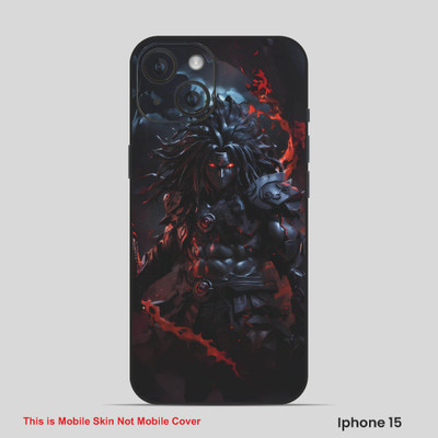 VYBE The Smart Choice iPhone 15 Pro Jujutsu Embossed Mobile Skin(Gunmetal 18)