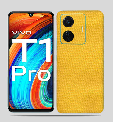 SkinoMania Vivo T1 Pro (5g) Mobile Skin(yellow-CF Mobile skin)