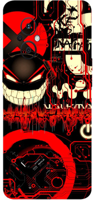 TJ CREATION OPPO F21 PRO 5G Mobile Skin(Ultra Super Red Graffiti Skin With High Matte Finish.)