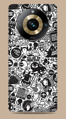 WeCre8 Skin's Realme 11 pro plus 5g Mobile Skin(doodle-Art Mobile Skin)