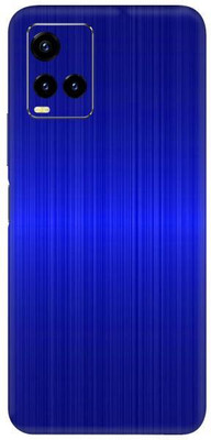 Vcare GadGets Dark Blue Brushed vivo Y21 T Mobile Skin(Dark Blue Brushed)