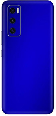 Vcare GadGets Vivo V20 SE Mobile Skin(Metallic Blue Shining)