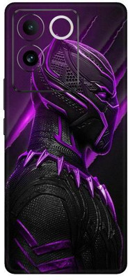 Vcare GadGets Purple Black Vivo T2 Pro 5G Mobile Skin(Multicolor)