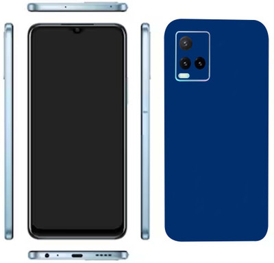 Pochanki Vivo Y33t Mobile Skin(Dark Blue Matte Skin With Glossy Matte Finish.)