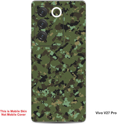 VYBE The Smart Choice Vivo V27 Pro Camouflage Embossed Mobile Skin(Hemlock 6)