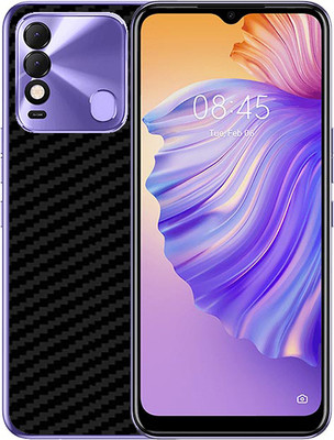 candeal mart Tecno Spark 8 carbon fiber 3D back skin/ Protective film / Back sticker Mobile Skin(Black)