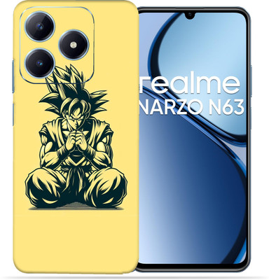 OggyBaba OggyBaba Realme Narzo N63 Mobile Skin(Silent Goku)