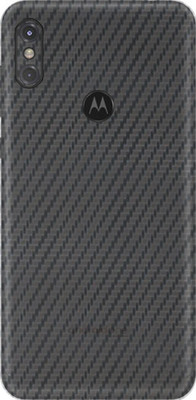 TJ CREATION Motorola One Power Mobile Skin(Ultra Super Transparent Carbon Fiber Skin With High Matte Finish.)