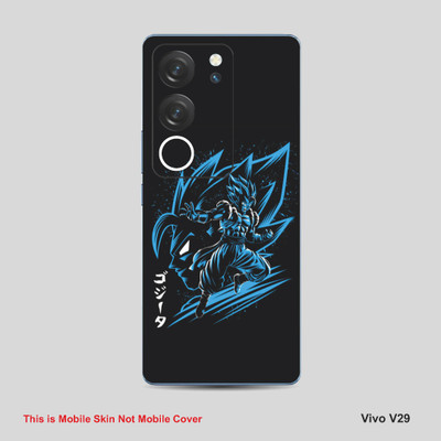 VYBE The Smart Choice Vivo 29 Goku Mobile Skin Mobile Skin(Dark Blue 04)