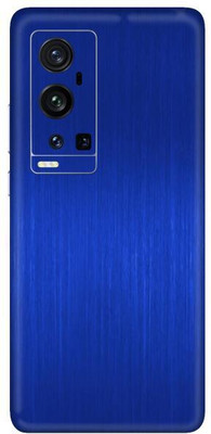 Vcare GadGets Vivo X60 Pro Plus Mobile Skin(Blue Titanium Dark)