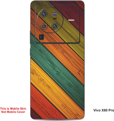 VYBE The Smart Choice Vivo X80 Pro Pattern Embossed Mobile Skin(Tiger Eye 15)