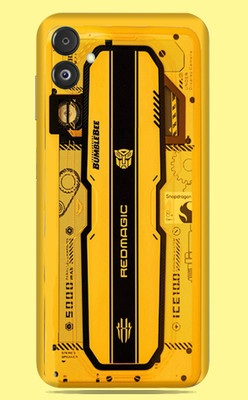 SkinoMania Samsung Galaxy F14 5G Mobile Skin(Multicolor yellow-red-magic)
