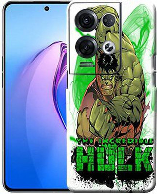 Mclaxa Powerful Hulk 3 Mobile Oppo Reno 8Pro 5G Back Skin, Powerful Hulk 3 Mobile Skin(Powerful Hulk 3 Skin With Super Matte Finish)
