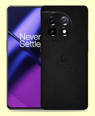 WeCre8 Skin's Oneplus 11R 5G Mobile Skin(Leather Black Mobile Skin)