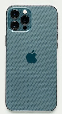 BugguSkin Apple iPhone 14 Pro Max Mobile Skin(Ultra Super Transparent Carbon Fiber Skin With High Matte Finish.)