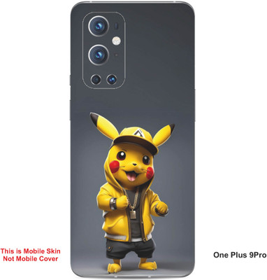 VYBE The Smart Choice One Plus 9 Pro Pokemon Embossed Mobile Skin(Banana Yellow 20)