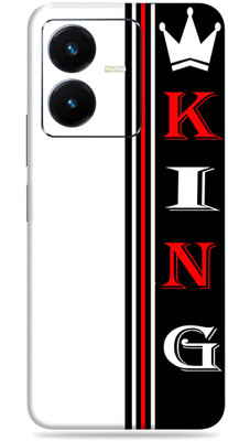 WeCre8 Skin's Vivo Y22 Mobile Skin(King Multicolor Mobile Skin With Cleaning Wipe)