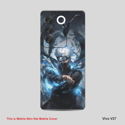 VYBE The Smart Choice Vivo V27 Naruto Mobile Skin Mobile Skin(Light Blue Grey 08)
