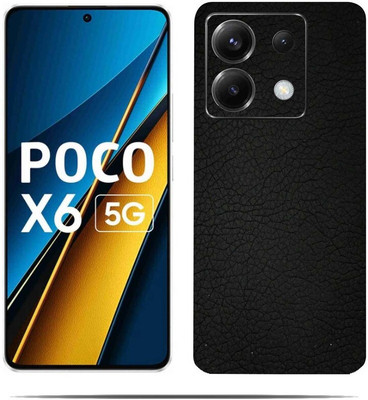 LAMHA POCO X6 5G Mobile Skin(Ultra Super Z Black Skin With HiighQuality MatteFinish_thanks)
