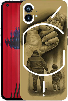 AsSkin NOTHING PHONE 1, Nothing Phone (1) Mobile Skin(Ultra Super Music Graffiti Wrap Sticker High Gloss Finish).)