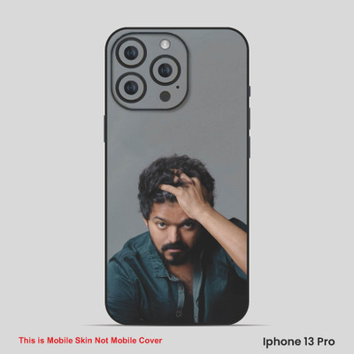 VYBE The Smart Choice iPhone 13 Pro Vijay Thalapathy Mobile Skin(Natural Grey 8)
