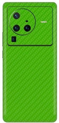 Vcare GadGets X80 Pro 5G Mobile Skin(Fiber Carbon Green)