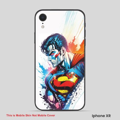 VYBE The Smart Choice iPhone XR Super Hero Mobile Skin(Ball Blue, White 1)