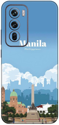 wrap craft OPPO RENO 12 5G Premium Vinyl Mobile Skin(Multicolor)