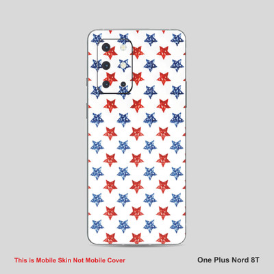 VYBE The Smart Choice One Plus Nord 8T Pattern Mobile Skin Mobile Skin(Multi Colour N27)