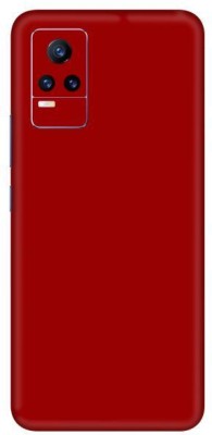 Vcare GadGets Vivo Y21e 5 G Mobile Skin(Red Matte)