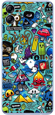 FCS Huawei P60 Printed Back skin Mobile Skin(Wall Pattern)