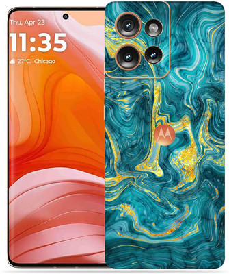 OggyBaba Moto Edge 50 Mobile Skin(Golden Lava)