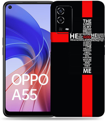 SkinoMania Oppo-A55 Mobile Skin(Multicolour Red Cross)