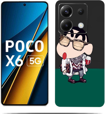 LAMHA POCO X6 5G Mobile Skin(Ultra Super Green With Multicolor Skin With HiighQuality MatteFinish_thanks)