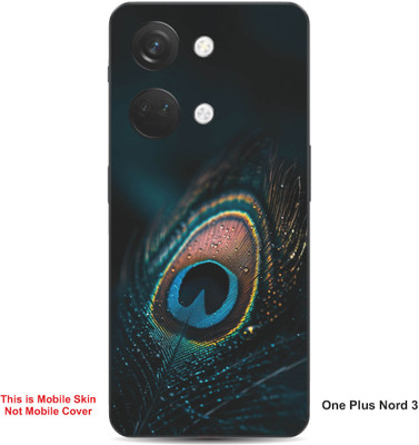VYBE The Smart Choice One Plus Nord 3 Peacock Embossed Mobile Skin(Nile Blue 36)