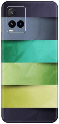 aadia ® VIVO Y33T PRINTED VINYL WRAP DECAL LAMINATION STICKER (MATTE) Mobile Skin(Multicolor)