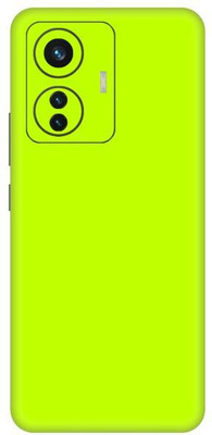 Vcare GadGets iQOO Z6 Olive Green Electro Back Side Premium Mobile Skin(Olive Green Electro)