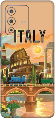 wrap craft VIVO V23 PRO 5G Premium Vinyl Mobile Skin(Multicolor)