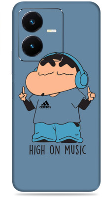 SkinoMania Vivo Y22 Mobile Skin(Multicolor High On Music)