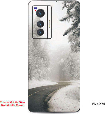 VYBE The Smart Choice Vivo X70 Naturel Mobile Skin(Desert Grey 12)