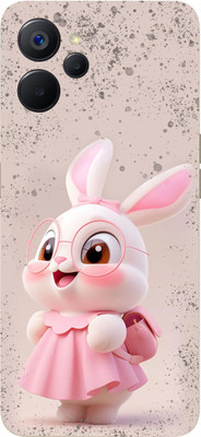 AsSkin Realme 9i 5g Mobile Skin(Little Bunny black Skin With Glossy Matte Finish.)