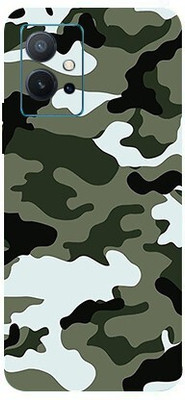 BUGGU VIVO T1 5G Mobile Skin(Camouflage Military Winter Skin With High Matte Finish.)