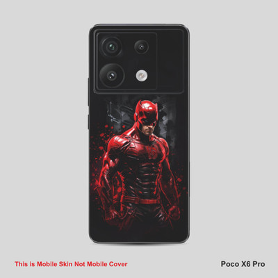 VYBE The Smart Choice Poco X6 Pro Super Hero Mobile Skin(Multy colorA/9)