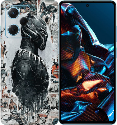 SkinoMania POCO X5 Pro 5G Mobile Skin(Multicolor Comic-Panther)