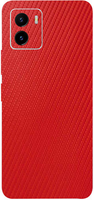 BugguSkin VIVO Y15C, vivo y15c Mobile Skin(Ultra Super Red Carbon Fiber Skin With High Matte Finish.)